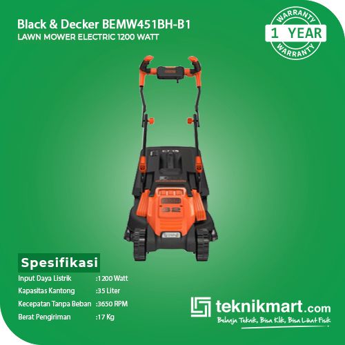 Jual mesin potong rumput string trimmer black and decker BEMW451BH-B1 -  Jakarta Barat - Is Teknik