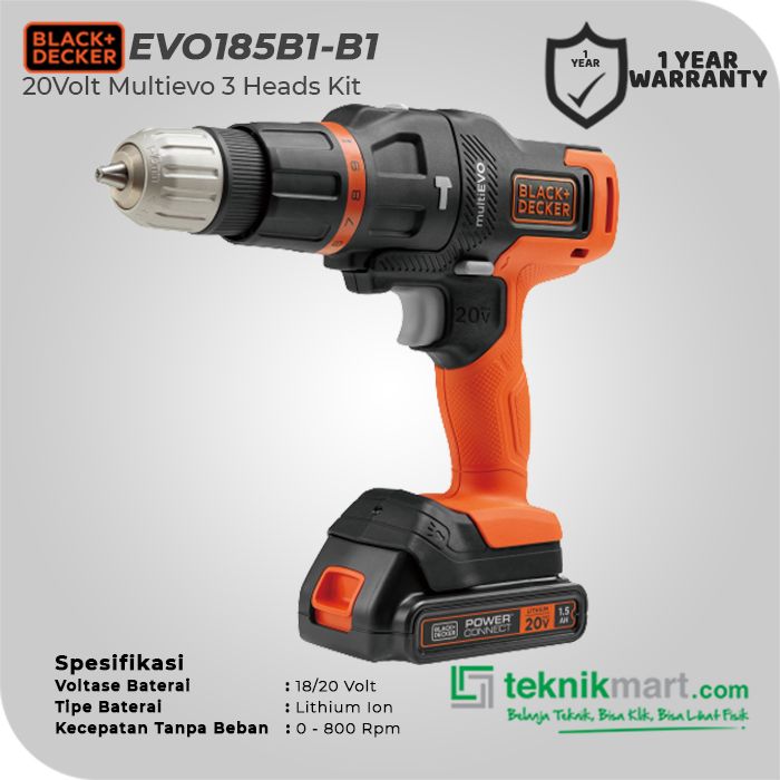 Black & Decker MULTIEVO EVO185B1-B1 – AHPI