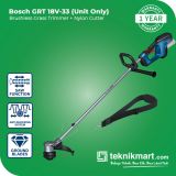 Bosch GRT 18V-33 Brushless Grass Trimmer + Nylon Cutter / Pemotong Rumput Baterai 18Volt (Unit Only)