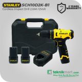 Stanley SCH10D2K 2.0Ah 12Volt Cordless Impact Drill / Bor Impact Baterai