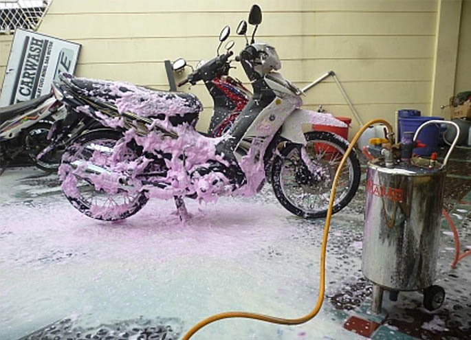 snow wash