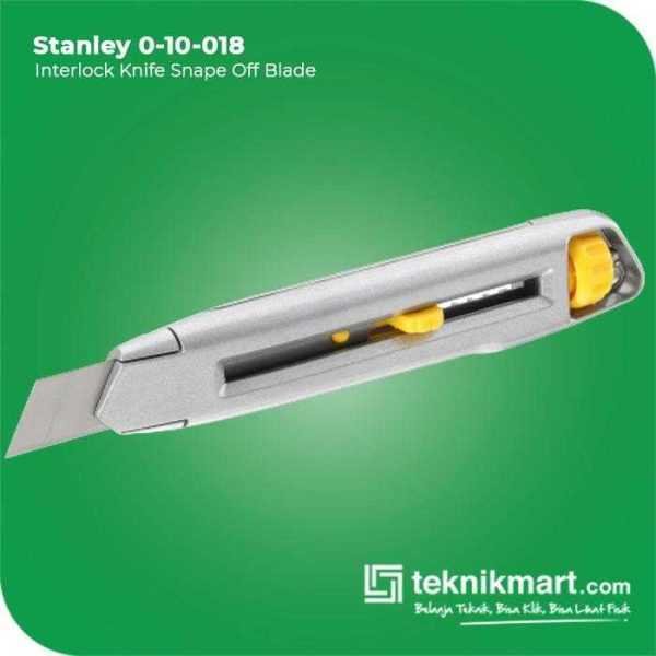 STANLEY 0-10-018 INTERLOCK KNIFE SNAPE OFF BLADE 18MM