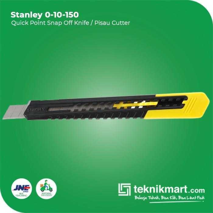 STANLEY 0-10-150 QUICK POINT SNAP OFF KNIFE 9MM - Image 2
