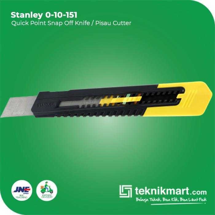 STANLEY 0-10-151 QUICK POINT SNAP OFF KNIFE 18MM - Image 3