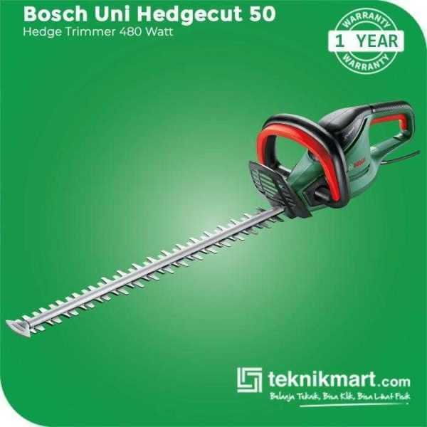 BOSCH UNIVERSAL HEDGECUT 50 HEDGE TRIMMER 480WATT 500MM