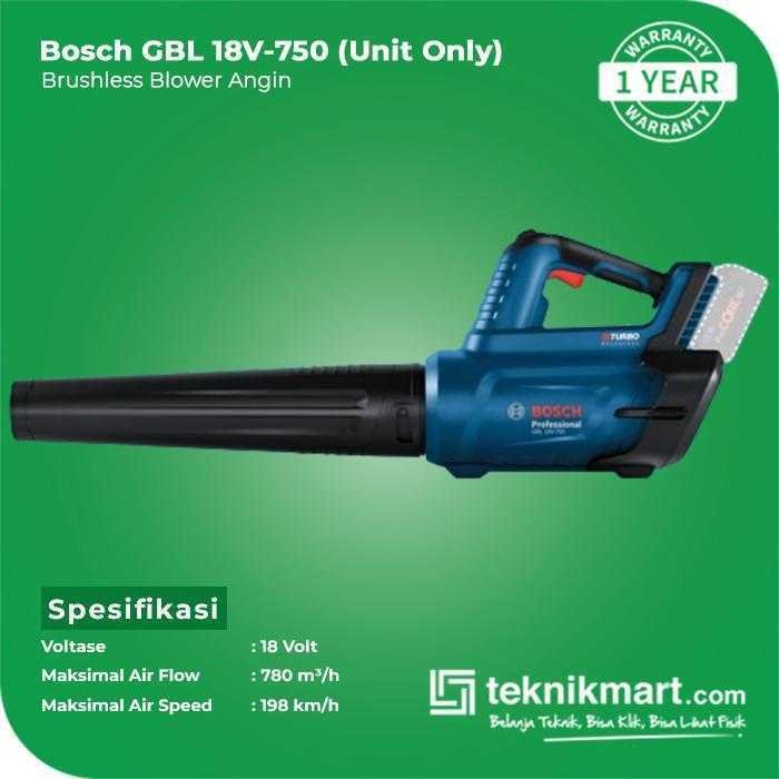 BOSCH GBL 18V-750 BRUSHLESS BLOWER 18VOLT (UNIT ONLY) - Image 2
