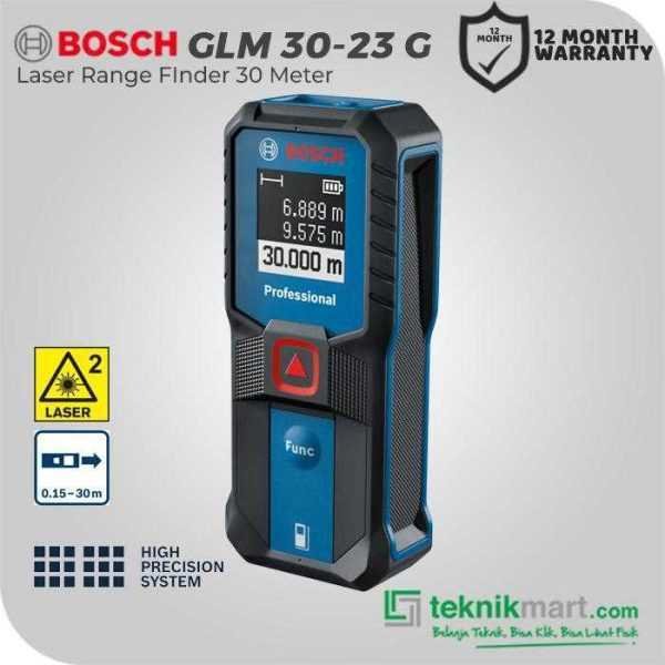 BOSCH GLM 30-23 LASER RANGE FINDER 30M WORKING RANGE (RED LASER)