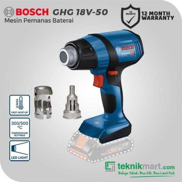 BOSCH GHG 18V-50 CORDLESS HEAT GUN 18VOLT 300-500 C (UNIT ONLY)