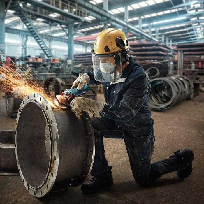BOSCH GWS 12-125 S SMALL ANGLE GRINDER WITH VARIABLE SPEED 1200WATT 125MM / 5 INCH - Image 4