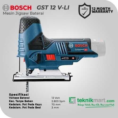 BOSCH GST 12 V-LI CORDLESS JIGSAW 12VOLT 70MM (UNIT ONLY) - Image 2