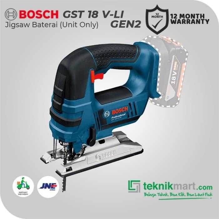 BOSCH GST 18 V-LI GEN2 CORDLESS JIGSAW 18VOLT 23 MM 2700 SPM (UNIT ONLY) - Image 3