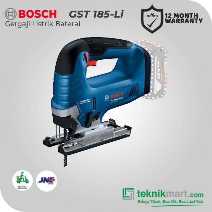 BOSCH GST 185-LI BRUSHLESS JIGSAW 18VOLT 3.500 SPM (UNIT ONLY) - Image 3