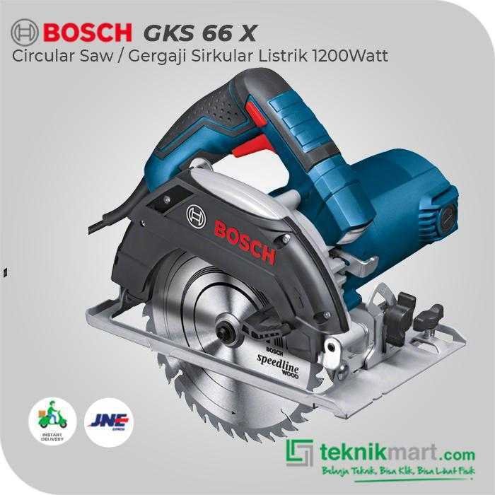 BOSCH GKS 66 X CIRCULAR SAW 1200W 165MM 5200RPM - Image 3