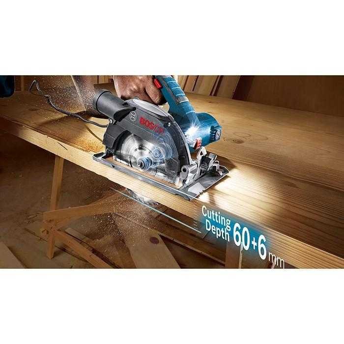 BOSCH GKS 66 X CIRCULAR SAW 1200W 165MM 5200RPM - Image 4