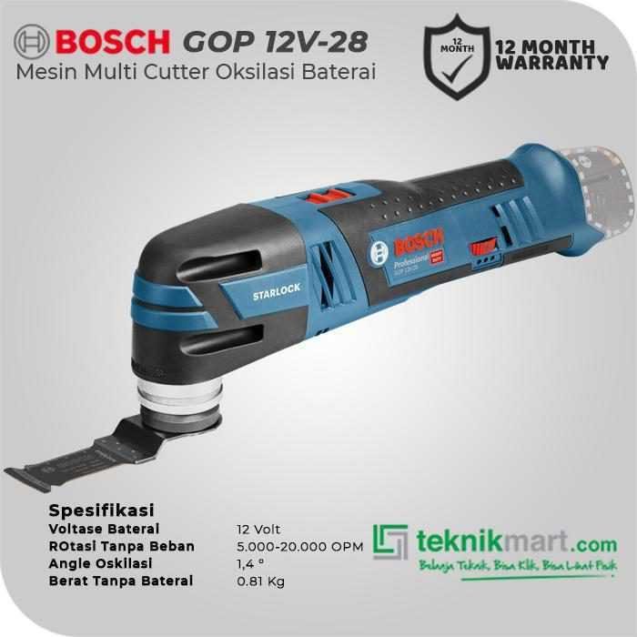 BOSCH GOP 12V-28 CORDLESS MULTI CUTTER 12VOLT (UNIT ONLY) - Image 2