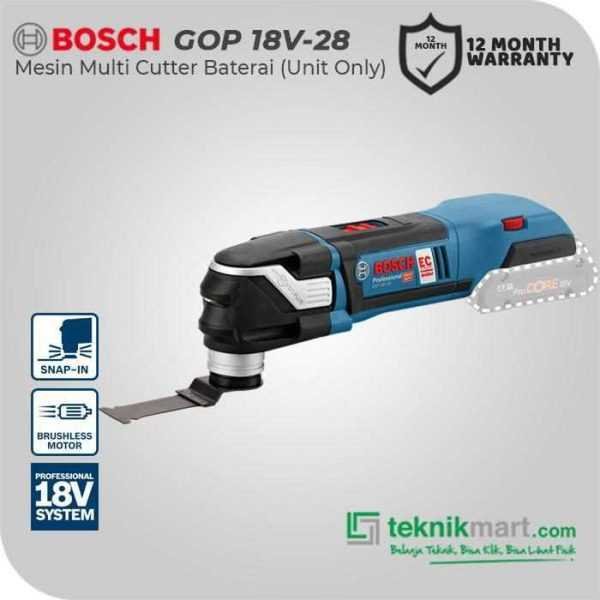 BOSCH GOP 18V-28 CORDLESS MULTI CUTTER 18VOLT (UNIT ONLY)