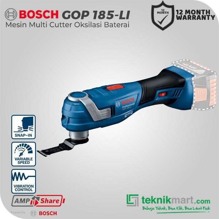 BOSCH GOP 185-LI BRUSHLESS MULTI CUTTER 18V (UNIT ONLY)