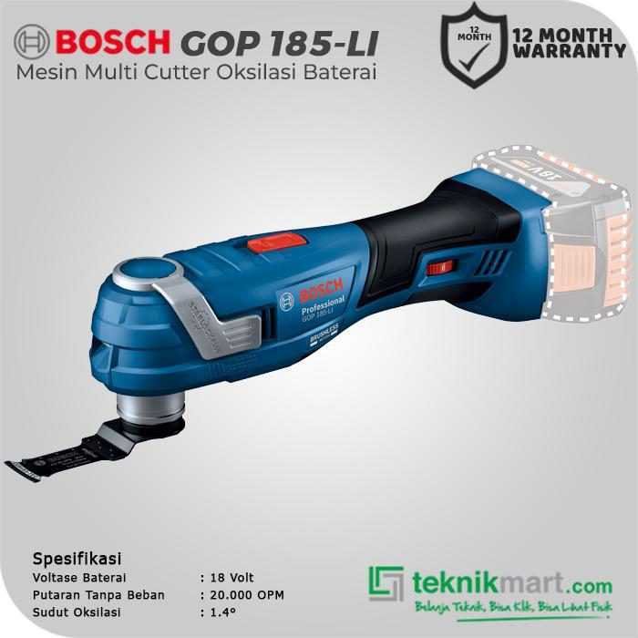 BOSCH GOP 185-LI BRUSHLESS MULTI CUTTER 18V (UNIT ONLY) - Image 2