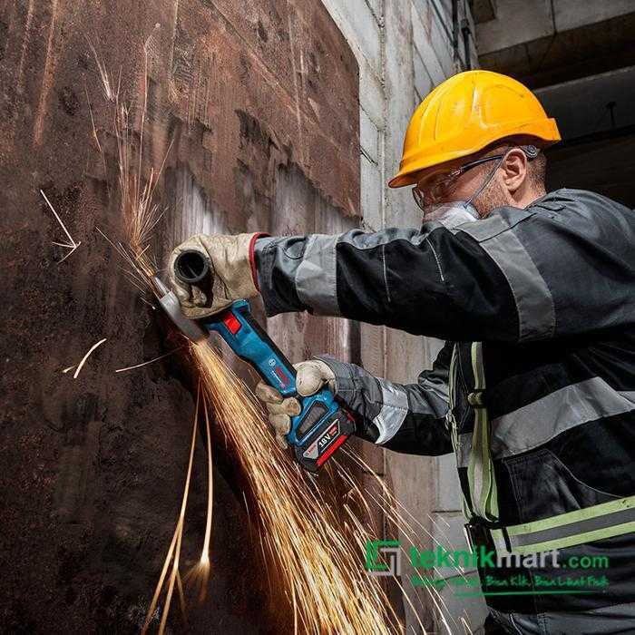BOSCH GWS 18V-11 S BRUSHLESS ANGLE GRINDER 18V 100MM (UNIT ONLY) - Image 5