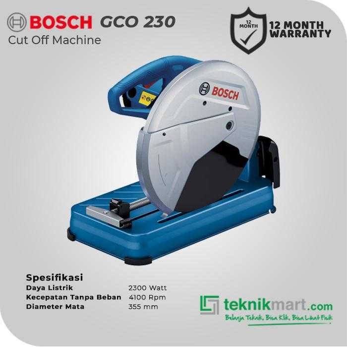 BOSCH GCO 230 CUT OFF MACHINE 2300WATT 355MM 3800RPM - Image 2