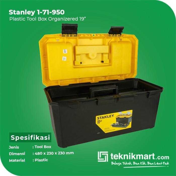 STANLEY 1-71-950 PLASTIC TOOL BOX ORGANIZERED MAESTRO 19" - Image 2