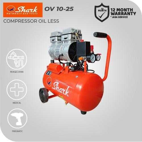 SHARK OV 1025 COMPRESSOR OIL FREE 1 HP 2POLE - Image 2