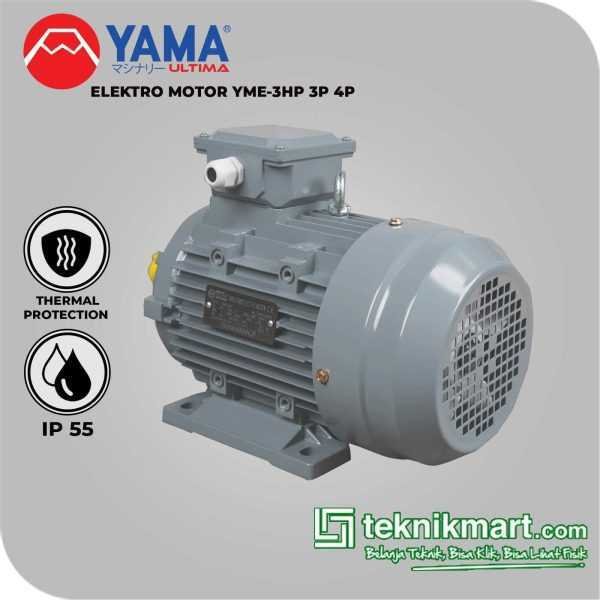 YAMA ELECTRO MOTOR 3HP 3P 4P (2,2KW) C/W THERMAL PROTECTOR