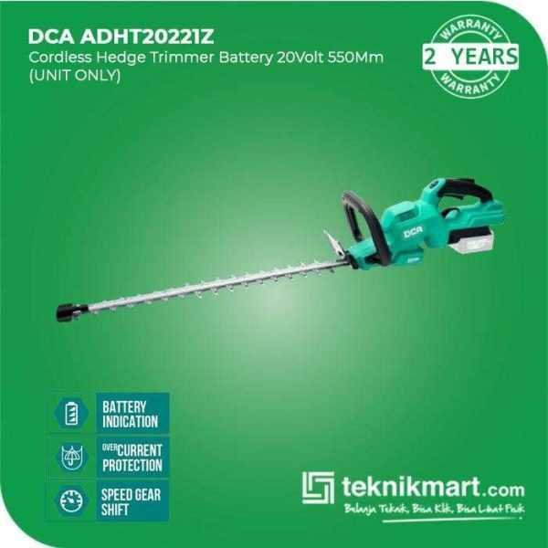 DCA ADHT20221Z BRUSHLESS HEDGE TRIMMER 20VOLT (UNIT ONLY)