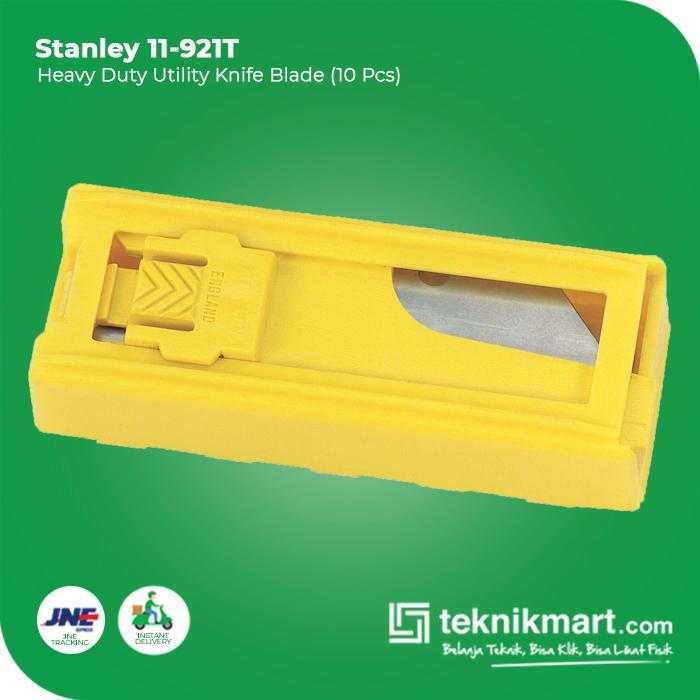 STANLEY 11-921T-22 HEAVY DUTY UTILITY KNIFE BLADE (10PCS) - Image 3