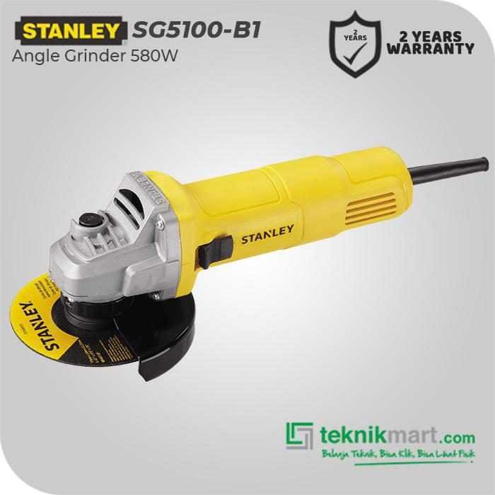 STANLEY SG5100 SMALL ANGLE GRINDER 580WATT 100MM 12000 RPM