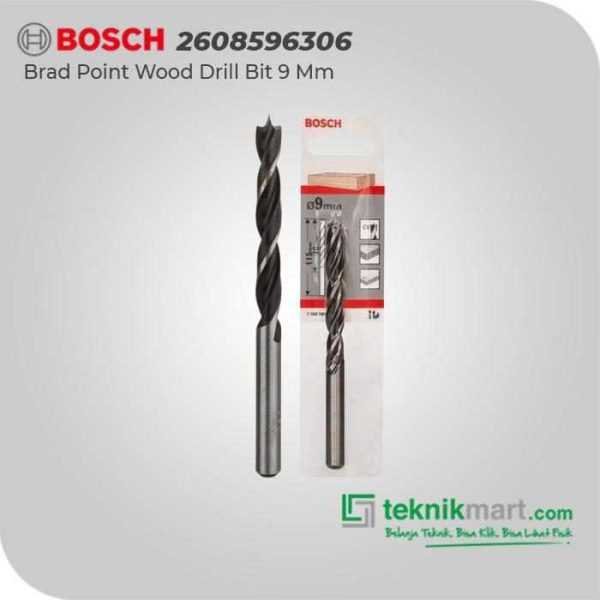 BOSCH BRAD POINT WOOD DRILL BITS 9.0 MM