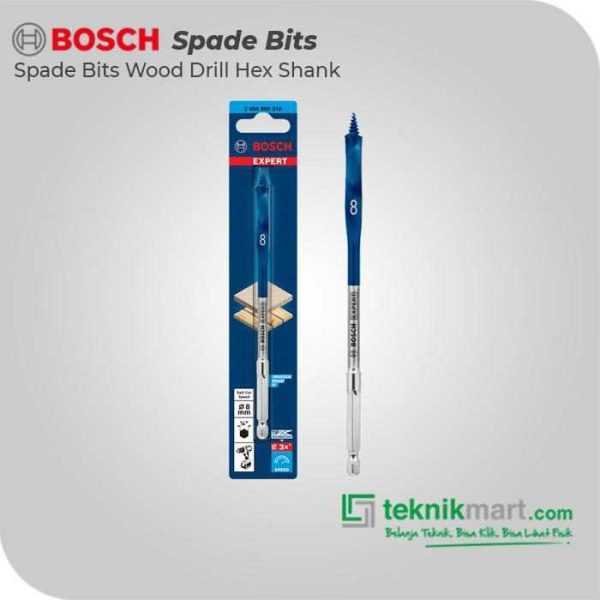 BOSCH SPADE BITS (SELF CUT SPEED) WOOD DRILL BITS 8X152MM HEX SHANK