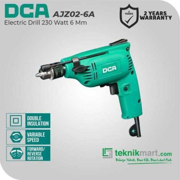 DCA AJZ02-6A ELECTRIC DRILL 230WATT 6MM