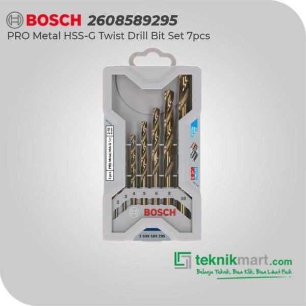 BOSCH HSS-G METAL DRILL BITS 7PCS SET (2,3,4,5,6,8,10 MM)