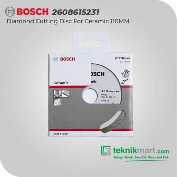 BOSCH DIAMOND CUTTING DISC FOR CERAMIC 110X16/20 MM