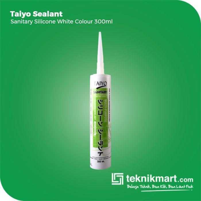 TAIYO SANITARY SILICONE SEALANT (MULTI PURPOSE) WHITE COLOUR 300ML