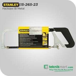 STANLEY 15-265 BI-METAL HACKSAW ADJ. FRAME 8-12" (RUBBER GRIP)