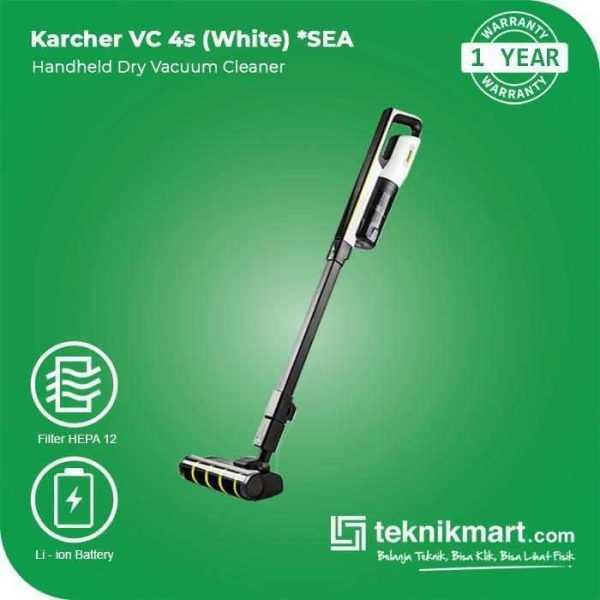 KARCHER VC 4s CORDLESS (WHITE) *SEA HANDHELD VACUUM CLEANER