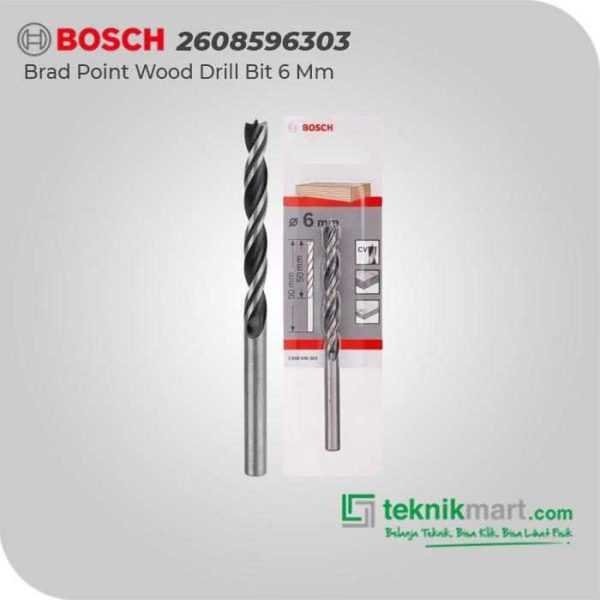 BOSCH BRAD POINT WOOD DRILL BITS 6.0 MM