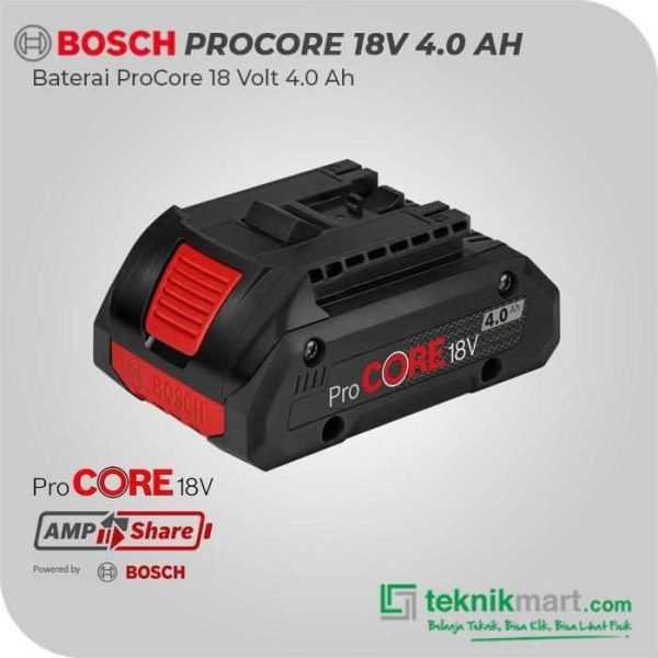 BOSCH GBA 18 V-LI PROCORE BATTERY LI-ION 18V 4.0AH