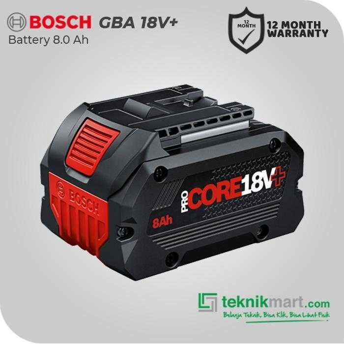 BOSCH GBA 18 V-LI PROCORE PLUS BATTERY CORDLESS LI-ION 18V 8.0AH