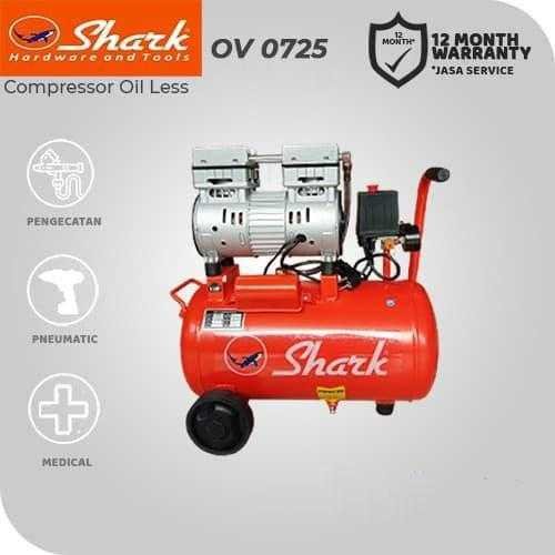 SHARK OV 0725 COMPRESSOR OIL FREE 3/4 HP - Image 2