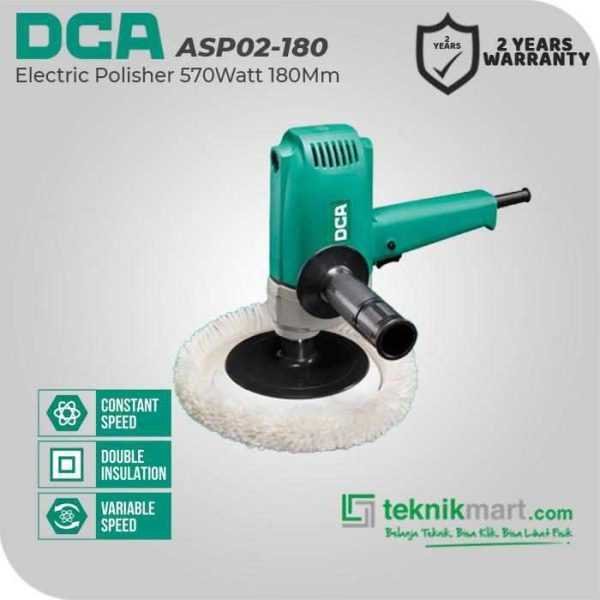 DCA ASP02-180 SANDER POLISHER 570WATT 180MM