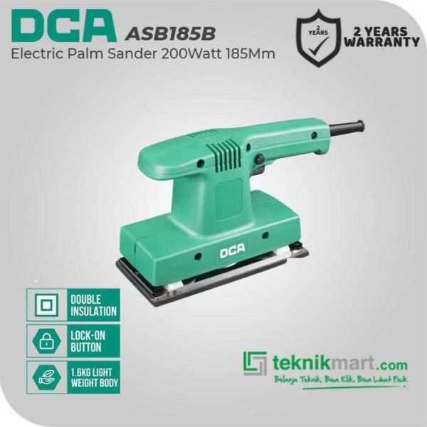 DCA ASB185B ORBITAL SANDER 200WATT 93X185MM