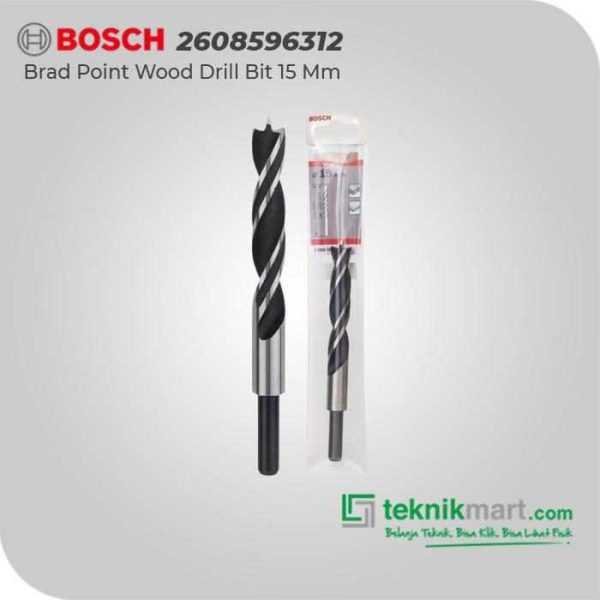 BOSCH BRAD POINT WOOD DRILL BITS 15.0 MM