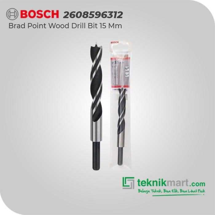 BOSCH BRAD POINT WOOD DRILL BITS 15.0 MM