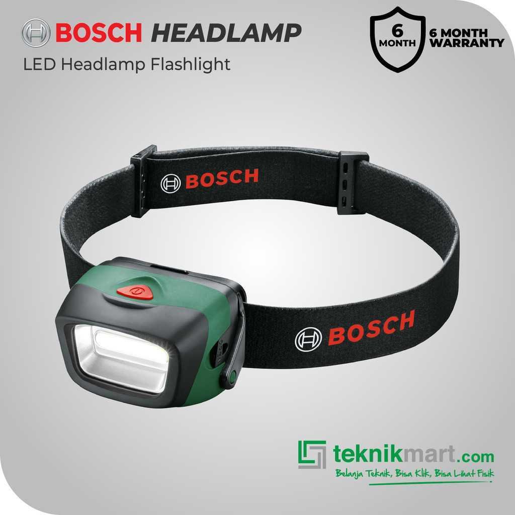 BOSCH HEAD LAMP LED 3WATT 190LUMENS 3X AAA 1.5VOLT