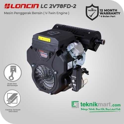 LONCIN LC2V78FD-2 678CC 22.5HP V-TWIN GASOLINE ENGINE TANPA ACCU