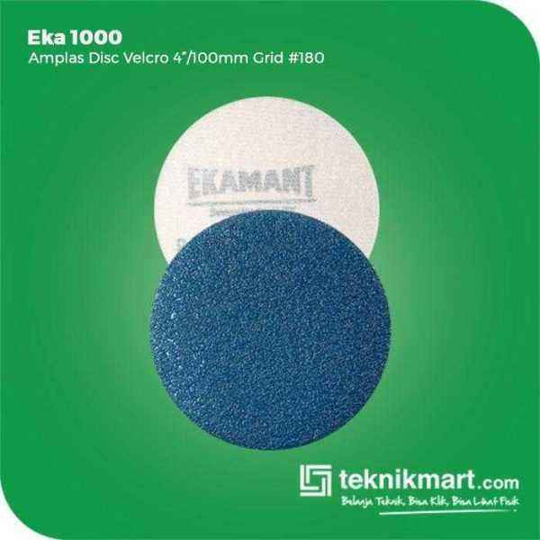EKA 1000 AMPLAS DISC VELCRO GRID #180 4 INCH / 100MM