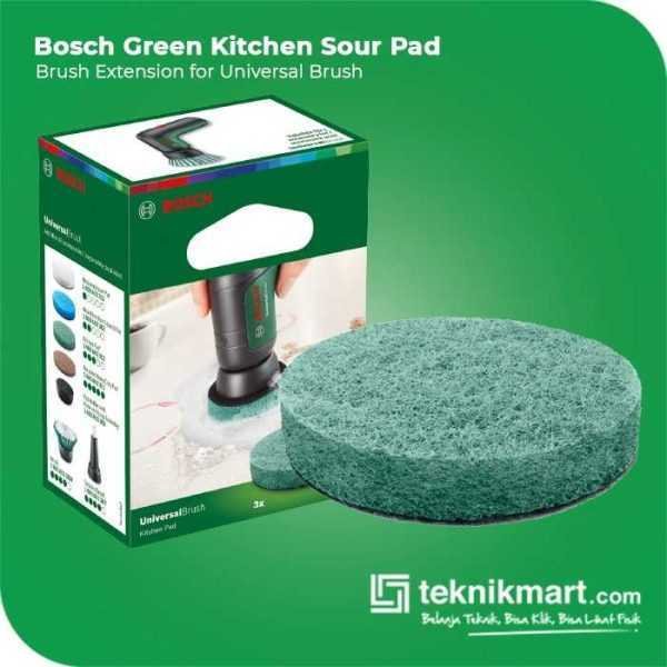 BOSCH POWER SCRUBBER GREEN KITCHEN SOUR PAD X3 FOR UNI-BRUSH